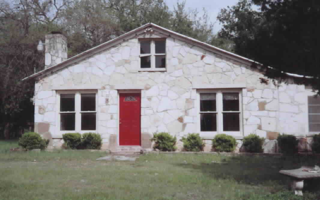 The house my grandfather built in Leon Valley TX. in 1930.
 My dad lived here until he married